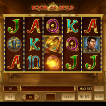SlotsPalace - Book of Dead Slot Game - Free Spins